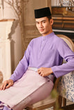 Baju Melayu Majestic Bespoke Fit - Violet Tulip