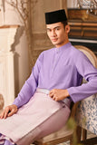 Baju Melayu Majestic Bespoke Fit - Violet Tulip