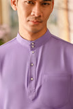 Baju Melayu Majestic Bespoke Fit - Violet Tulip