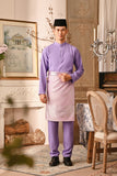 Baju Melayu Majestic Bespoke Fit - Violet Tulip