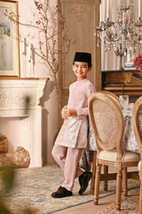 Baju Melayu Kids Majestic Bespoke Fit - Pale Lilac