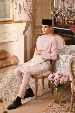 Baju Melayu Majestic Bespoke Fit - Pale Lilac