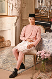 Baju Melayu Majestic Bespoke Fit - Blush Pink