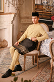 Baju Melayu Majestic Bespoke Fit - Raffia