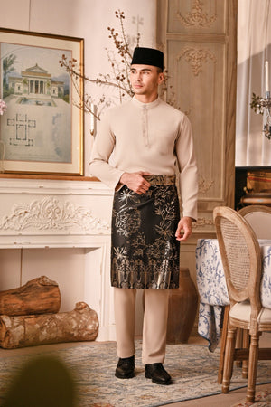 Baju Melayu Majestic Bespoke Fit - Moonlight