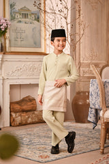 Baju Melayu Kids Majestic Bespoke Fit - Aloe Wash