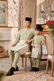 Baju Melayu Kids Majestic Bespoke Fit - Desert Sage