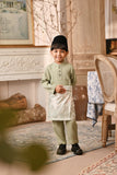 Baju Melayu Kids Majestic Bespoke Fit - Desert Sage