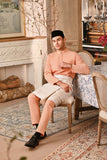 Baju Melayu Luxury Bespoke Fit - Fresh Apricot