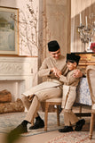 Baju Melayu Kids Majestic Bespoke Fit - Silver Mink