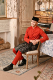 Baju Melayu Luxury Bespoke Fit - Scarlet Red