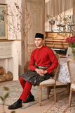 Baju Melayu Majestic Bespoke Fit - Rumba Red