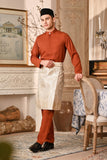 Baju Melayu Luxury Bespoke Fit - Spice Red