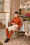 Baju Melayu Luxury Bespoke Fit - Spice Red