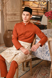 Baju Melayu Luxury Bespoke Fit - Spice Red