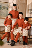 Baju Melayu Luxury Bespoke Fit - Spice Red