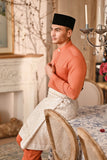 Baju Melayu Luxury Bespoke Fit - Orange