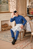 Baju Melayu Luxury Bespoke Fit - Deep Water Blue