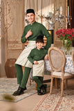 Baju Melayu Kids Luxury Bespoke Fit - Bayou Green