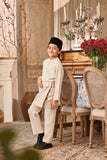 Baju Melayu Kids Majestic Bespoke Fit - Whisper White