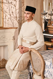 Baju Melayu Majestic Bespoke Fit - Whisper White