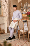 Baju Melayu Majestic Bespoke Fit - Light Lavender