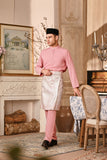 Baju Melayu Luxury Bespoke Fit - Peony Pink