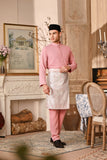 Baju Melayu Luxury Bespoke Fit - Peony Pink