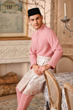 Baju Melayu Luxury Bespoke Fit - Peony Pink