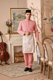 Baju Melayu Luxury Bespoke Fit - Peony Pink