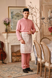 Baju Melayu Luxury Bespoke Fit - Peony Pink