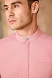 Baju Melayu Luxury Bespoke Fit - Peony Pink