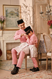 Baju Melayu Kids Luxury Bespoke Fit - Peony Pink