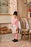 Baju Melayu Kids Luxury Bespoke Fit - Peony Pink