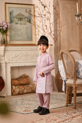 Baju Melayu Kids Luxury Bespoke Fit - Lilac