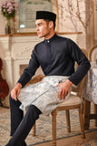 Baju Melayu Luxury Bespoke Fit - Navy