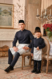 Baju Melayu Luxury Bespoke Fit - Navy