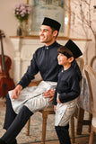 Baju Melayu Kids Luxury Bespoke Fit - Navy