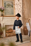 Baju Melayu Kids Luxury Bespoke Fit - Navy