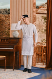 Baju Melayu Teluk Belanga Smart Fit - Light Grey