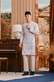 Baju Melayu Teluk Belanga Smart Fit - Light Grey