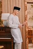 Baju Melayu Teluk Belanga Smart Fit - Light Grey