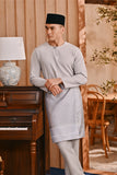 Baju Melayu Teluk Belanga Smart Fit - Light Grey