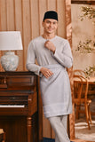 Baju Melayu Teluk Belanga Smart Fit - Light Grey