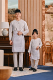 Baju Melayu Teluk Belanga Smart Fit - Light Grey