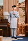 Baju Melayu Teluk Belanga Smart Fit - Fog Blue