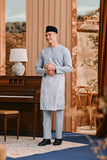 Baju Melayu Teluk Belanga Smart Fit - Fog Blue