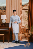 Baju Melayu Teluk Belanga Smart Fit - Fog Blue