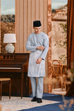 Baju Melayu Teluk Belanga Smart Fit - Fog Blue