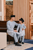 Baju Melayu Teluk Belanga Smart Fit - Fog Blue